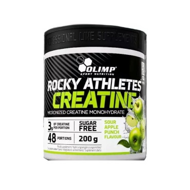 Креатин Olimp Rocky Athletes Creatine (яблучний пунш) 200 г