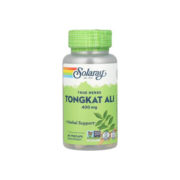 Еврикома довголиста Solaray Tongkat Ali Root, 400 мг, 60 капсул