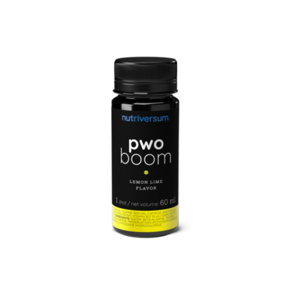 Енергетичний стимулятор Nutriversum PWO BOOM (лимон-лайм) 60 мл