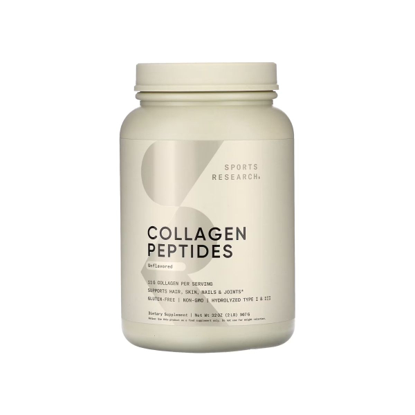 Колагенові пептиди Sports Research Collagen Peptides, 907 г