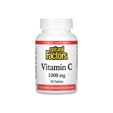 Вітамін Natural Factors Vitamin C 1000 мг, 90 таблеток