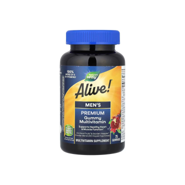 Мультивітаміни для чоловіків Nature's Way Alive! Men's Premium, 75 жувальних вітамінів