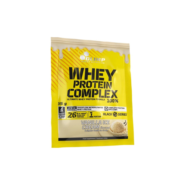 Сироватковий протеїн Olimp Whey Protein Complex 100% (ваніль - морозиво) 35 г 