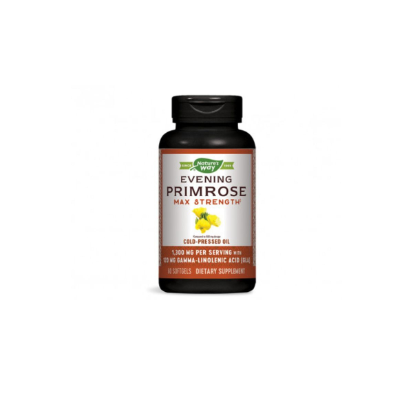 Олія примули вечірньої Nature's Way Evening Primrose Oil, 1300 мг, 60 софтгелів