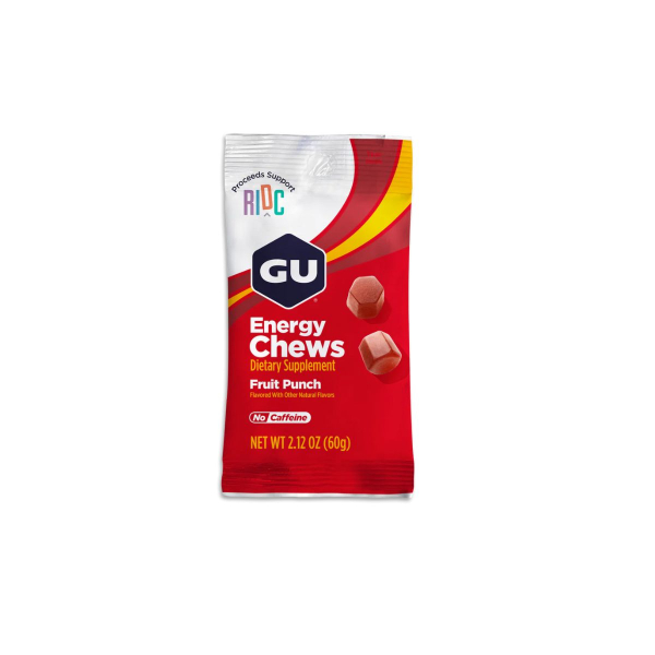 Енергетичні желейні цукерки GU Energy Chews (фруктовий пунш) 60 г
