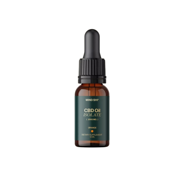 Ізолят канабідіолу Mind Shi CBD Oil Isolate (апельсин) 2000 мг, 10 мл 