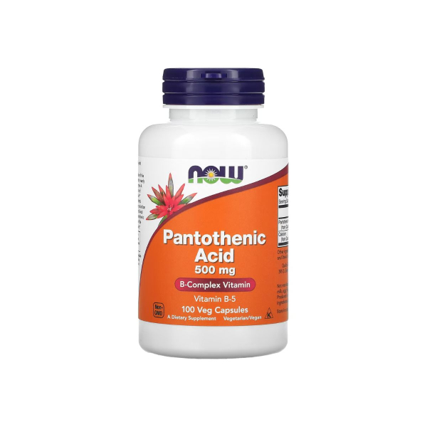 Вітамін В5 Now Foods Pantothenic Acid, 500 мг, 100 капсул
