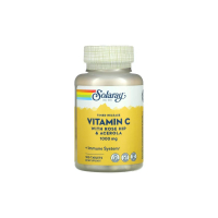 Витамин Solaray Vitamin C with Rose Hips & Ace Timed Release, 1000 мг, 100 таблеток