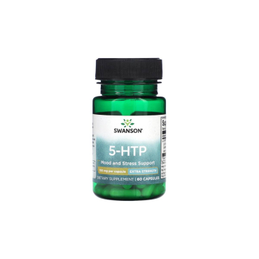 Амінокислота 5-HTP Swanson 5-Htp Extra Strength, 100 мг, 60 капсул 