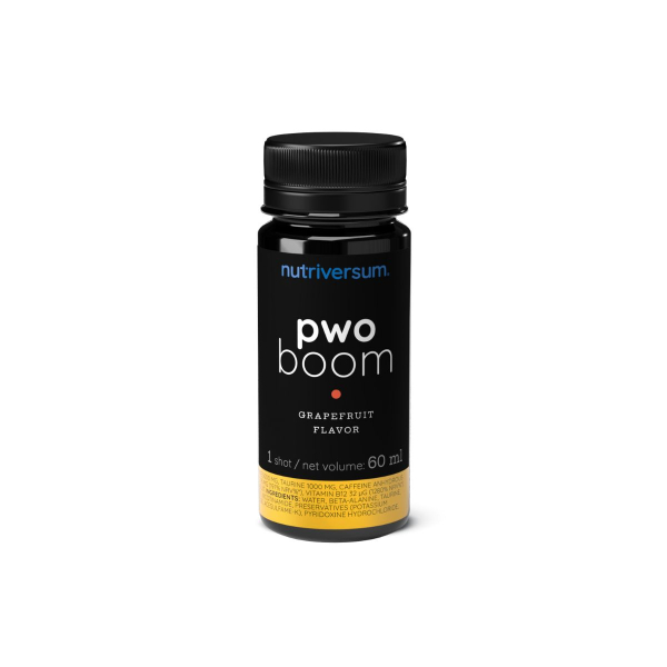 Енергетичний стимулятор  Nutriversum PWO Boom (грейпфрут) 60 мл