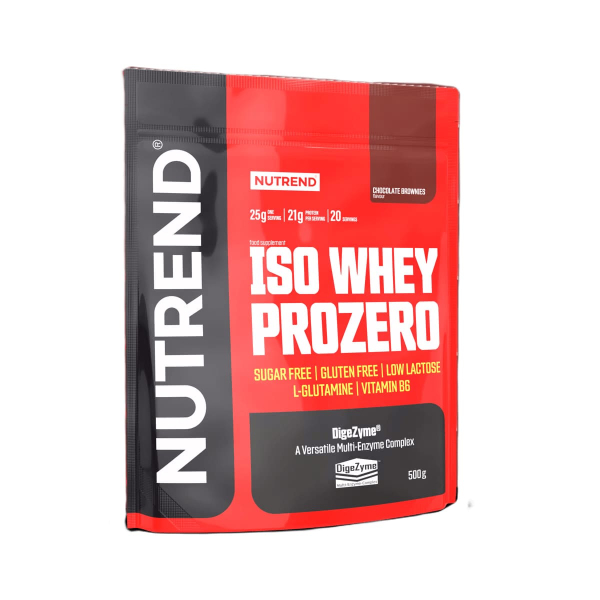 Протеин Nutrend Iso Whey Prozero (шоколадные брауни) 500 г