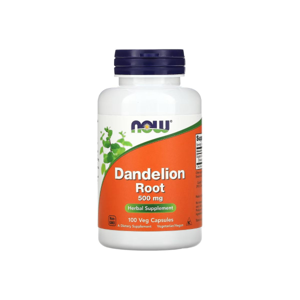Корінь кульбаби Now Foods Dandelion Root, 500 мг, 100 капсул