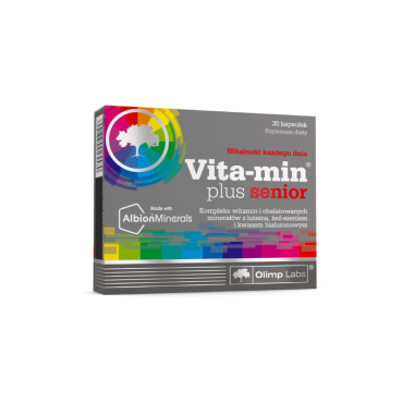 Комплекс вітамінів для чоловіків Olimp Vita-min Plus Senior, 30 капсул