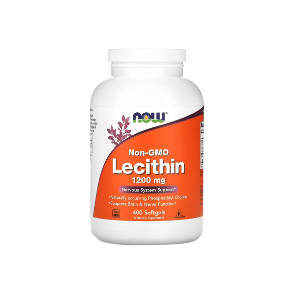 Лецитин Now Foods Lecithin, 1200 мг, 400 софтгелів
