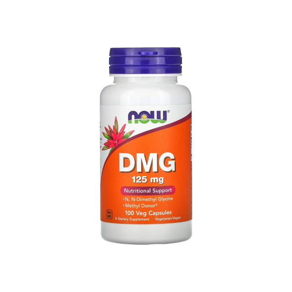 Аминокислота Now Foods DMG, 125 мг, 100 капсул