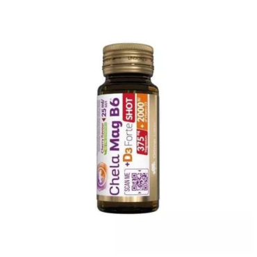 Витамины и минералы Olimp Chela Mag B6+D3 Forte Shot (вишня) 25 мл