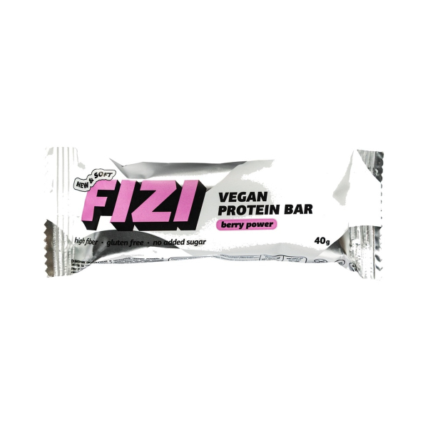 Батончик протеїновий Fizi Vegan Protein Bar (ягідна сила) 45 г 