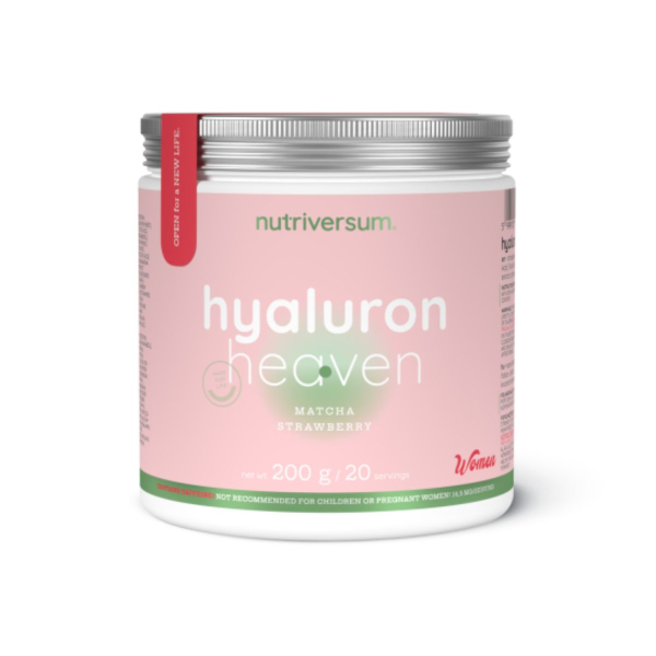 Гіалуронова кислота Nutriversum Hyaluron Heaven (матча-полуниця) 200 г