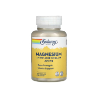 Mагній Solaray Magnesium Amino Acid Chelate, 200 мг, 100 капсул