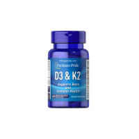 Витамин Puritan's Pride Vitamin D3 + K2, 60 капсул
