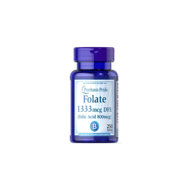 Фолієва кислота Puritan's Pride Folate 1333 mcg DFE, 250 таблеток