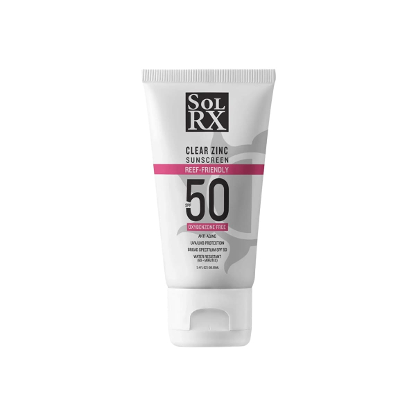Минеральный крем SolRX Clear Zinc Lotion SPF 50