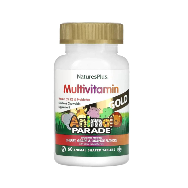 Мультивітаміни для дітей Nature's Plus AP Gold (асорті) 60 жувальних таблеток