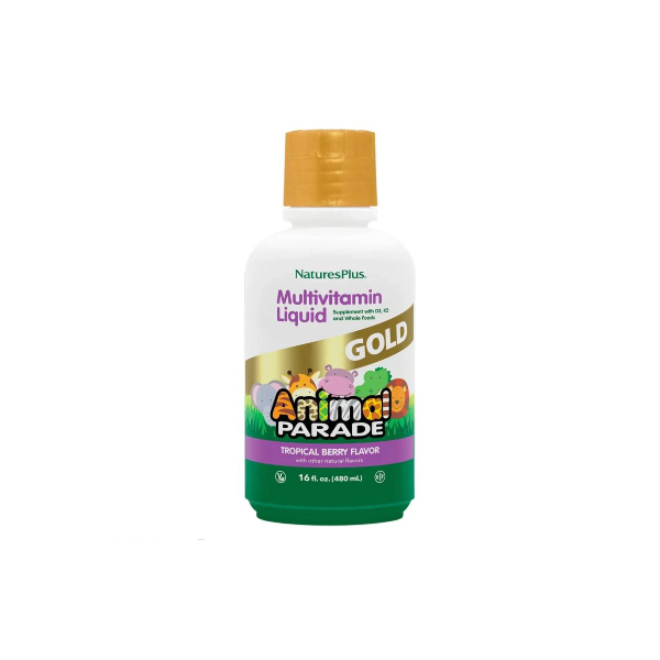 Дитячий мультивітамін Nature's Plus Children's Gold (тропічні ягоди) 480 мл 