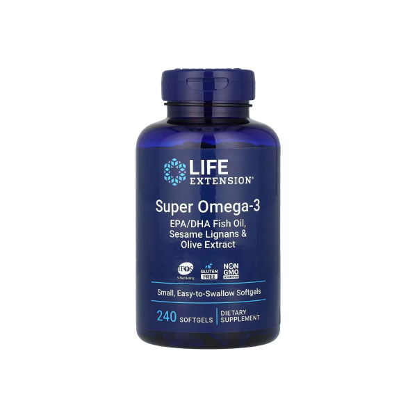 Супер омега-3 Life Extension Super Omega-3, 240 софтгелів