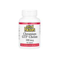 Хелат хрому Natural Factors Chrom Chelate, 500 мкг, 90 таблеток