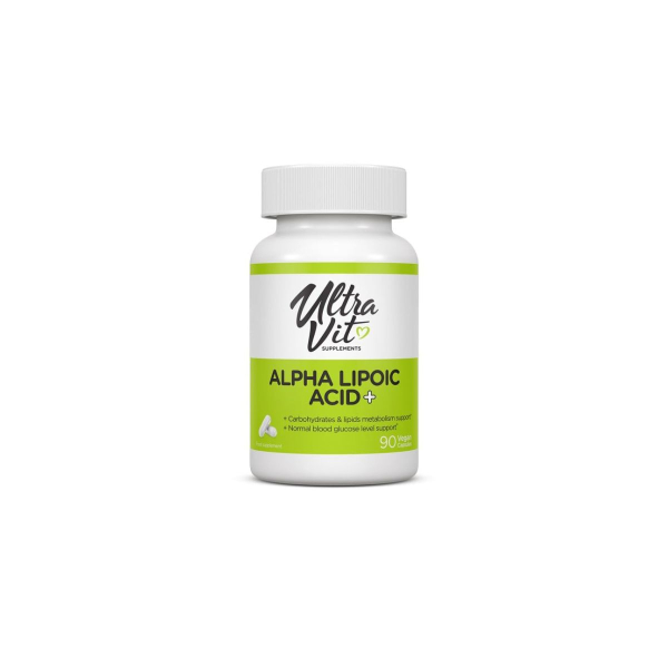 Альфа-ліпоєва кислота Ultravit Alpha Lipoic Acid+, 90 капсул