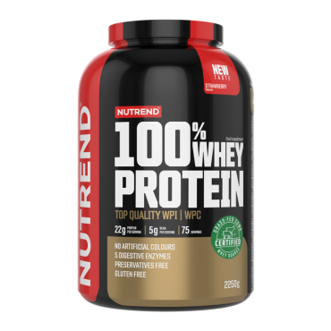 Протеїн Nutrend 100% Whey Protein (полуниця) 2250 г 