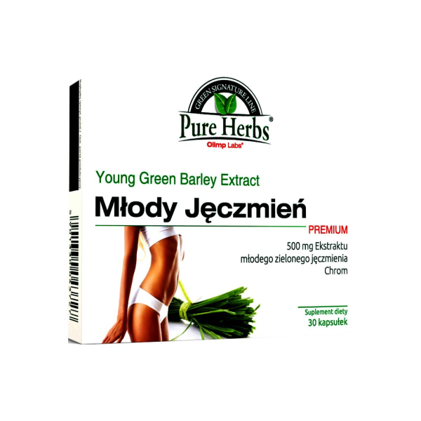 Натуральна добавка Olimp Mlody Jeczmien Premium, 30 капсул