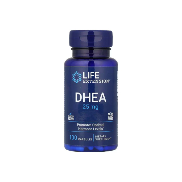 Добавка Life Extension DHEA, 25 мг, 100 таблеток