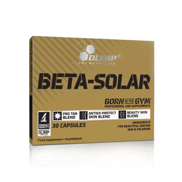 Добавка для безопасного загара Olimp Beta Solar Sport Edition, 30 капсул