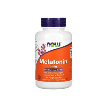 Мелатонин Now Foods Melatonin, 5 мг, 180 капсул