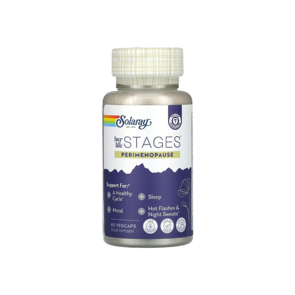 Добавка Solaray Women's Health Perimenopause, 60 капсул