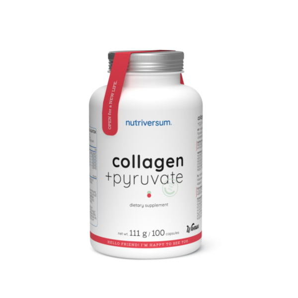 Колаген та піруват кальцію Nutriversum Collagen + Pyruvate, 100 капсул