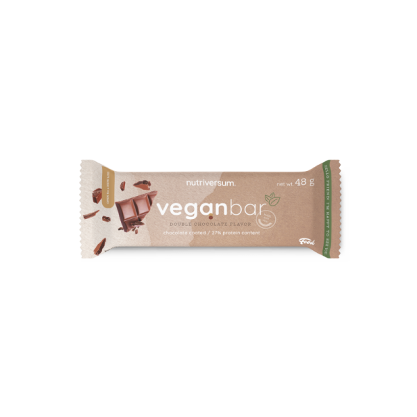 Протеїновий батончик Nutriversum Vegan Protein Bar (подвійний шоколад) 48 г