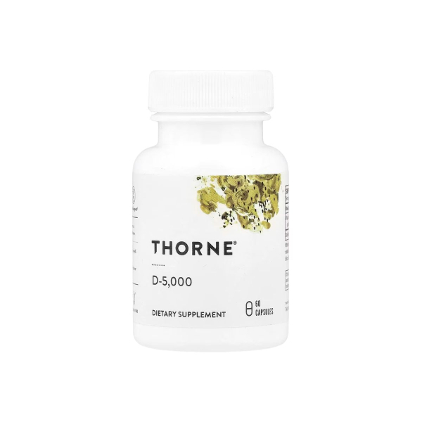 Витамин Thorne Vitamin D-5000 NSF, 60 капсул