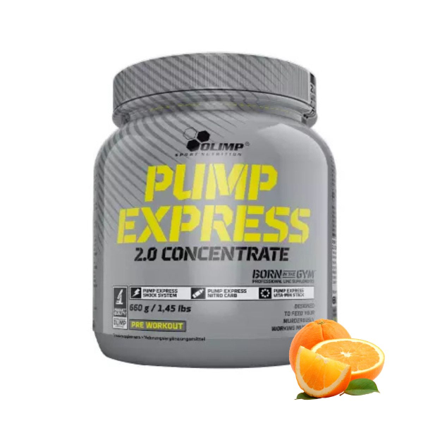 Передтренувальний комплекс Olimp Pump Express 2.0 Concentrate (апельсин) 660 г 