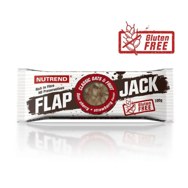 Углеводный батончик Nutrend Flapjack (шоколад + вишня) 100 г