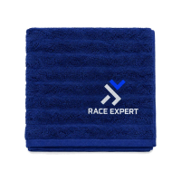 Банний рушник Race Expert Шарпей (темно-синій) 135 × 70 см