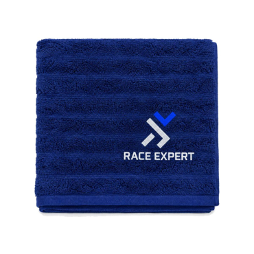 Банний рушник Race Expert Шарпей (темно-синій) 135 × 70 см