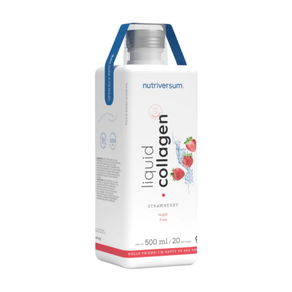 Колаген Nutriversum Liquid Collagen 10000 мг Sugar Free (полуниця) 500 мл