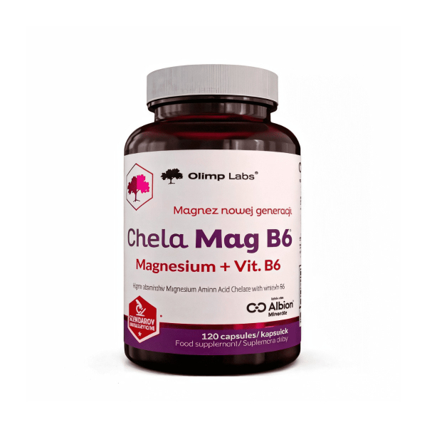 Магній та вітамін В6 Olimp Chela Mag B6 Jar, 120 капсул