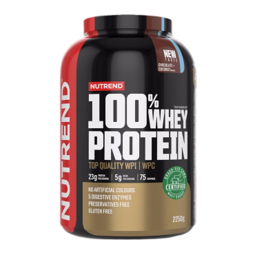 Протеин Nutrend 100% Whey Protein (шоколад + кокос) 2250 г 