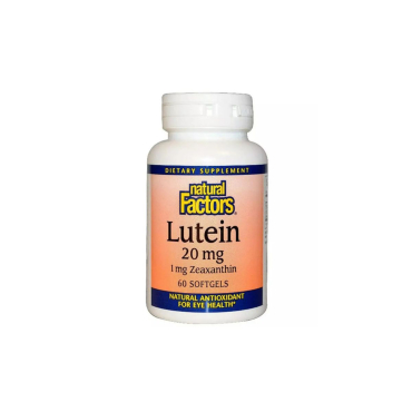 Лютеин Natural Factors Lutein, 20 мг, 60 софтгелей