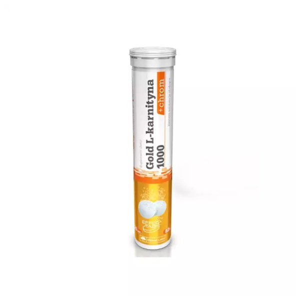 Жироспалювач Olimp Gold L-Carnitine 1000 + Chrom (апельсин) 20 таблеток