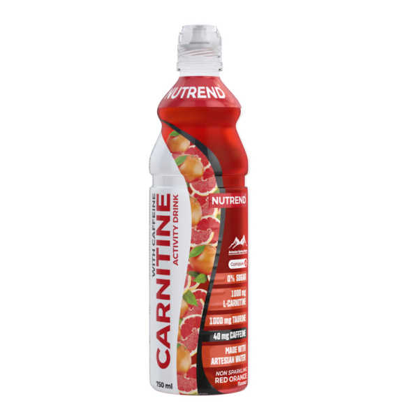 Жироспалювач Nutrend Carnitine Drink + Caffeine (red orange) 750 мл